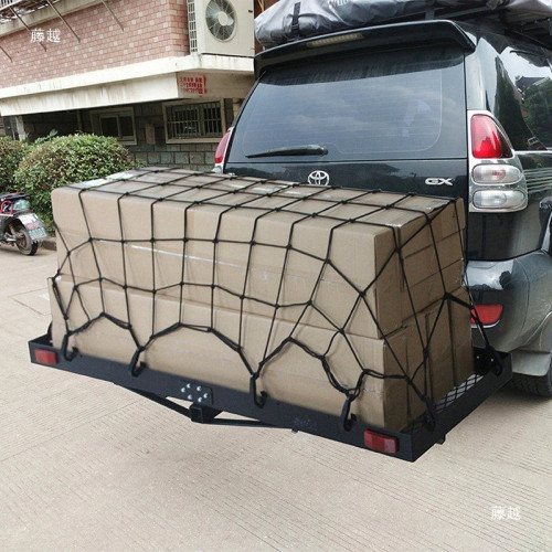 汽車拖車框行李筐車尾貨籃越野車用貨籃後掛式折疊貨架方口拖車框 汽車拖車框行李筐車尾貨籃越野車用貨籃後掛式折疊貨架方口拖車框