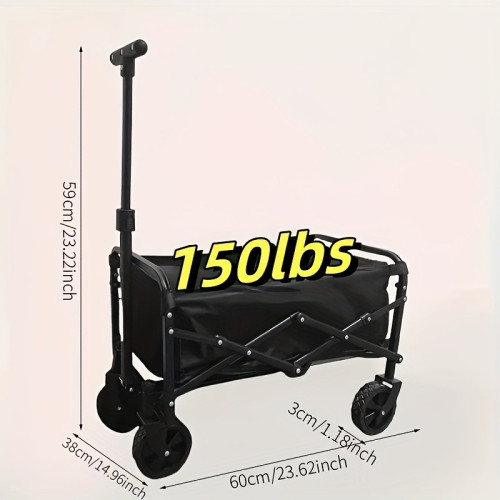 All Terrain Wheels Transporter Cart Foldable Cargo Truck