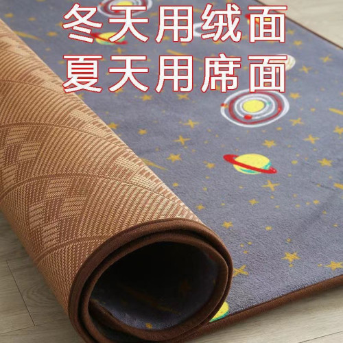 戶外通用露營車墊子兒童手推車雙面夏季地墊涼蓆鋪地日式野營坐墊