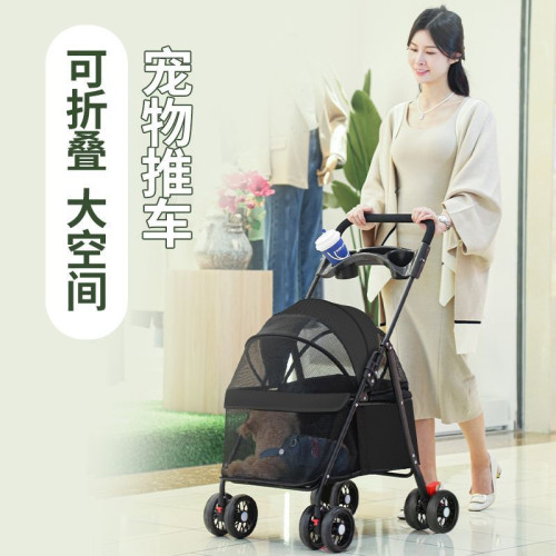 寵物推車柯基貓狗手推救助犬寵物狗車包分離輕便可折疊多功能