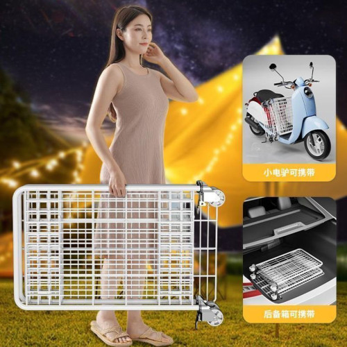 擺攤小推車網紅可折疊移動車零食三明治壽司甜品蛋糕花車