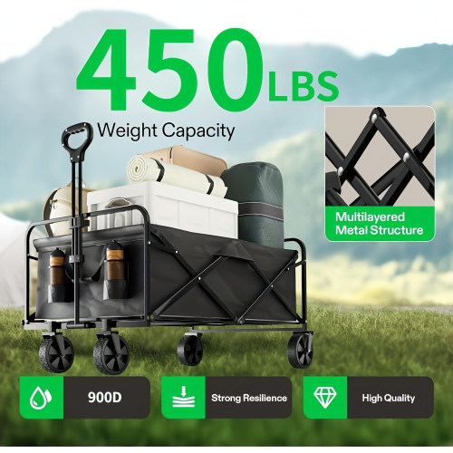 G 15505 Foldable Camping Cart 折疊露營手推車歐美流行