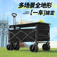 神器擺攤推車野餐手推車可折疊輕可攜式露營車擺攤拉
