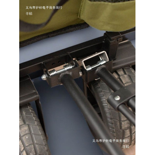戶外露營拉桿手推車釣魚嬰兒買菜平板車折疊伸縮拖桿配件附件零件