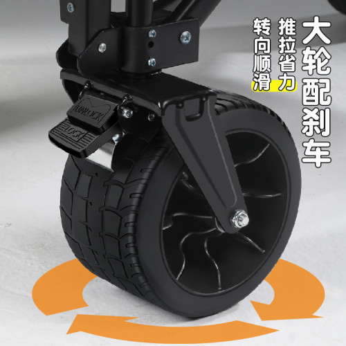 露營車手推車戶外可折疊推車營地車野餐野營拖車旅行兒童小孩可躺