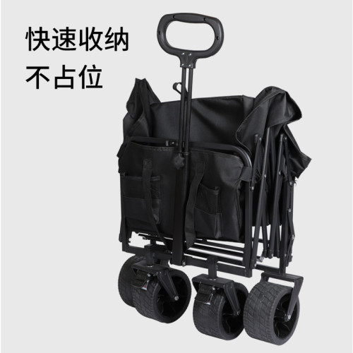 戶外露營車擺攤神器購物推車野餐手推車可折疊輕可攜式露營車擺攤拉