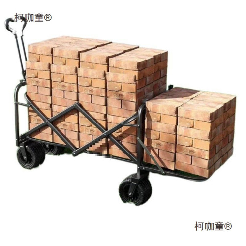 Tuy可升降拖鬥款露營手推車兒童躺拉營地車戶外折疊野餐拖麥太保