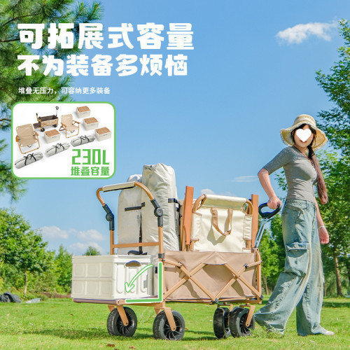 毛蘚戶外露營手推車兒童可躺折疊營地車野餐野營車擺攤大號旅行車 毛蘚戶外露營手推車兒童可躺折疊營地車野餐野營車擺攤大號旅行車