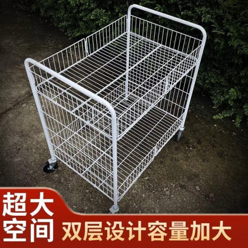 擺攤小推車車擺地攤折疊架子花車夜市擺攤桌貨架一秒收攤