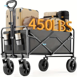 Foldable 4 Wheel Cart With Wheels Foldable Folding Utility