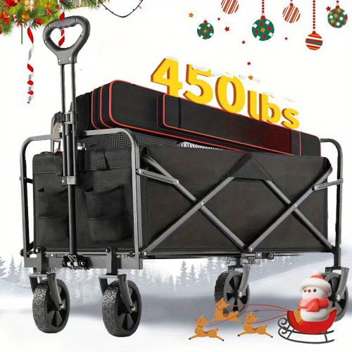 Heavy Duty Folding Wagon Cart Heavy Duty Large Capacity