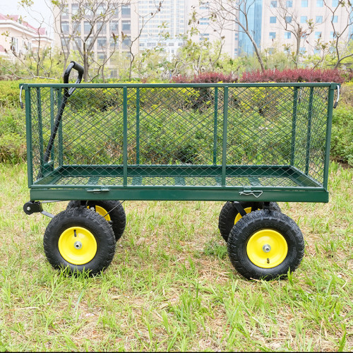四輪拖車拉貨小推車平板車網車老虎車搬運車用重家用運貨車靜音