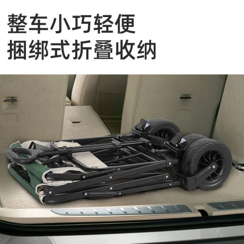 露營小推車戶外可折疊拖車可攜式野餐營地購物買菜小拉車野營手推車