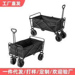 戶外露營車推車野餐手推車可折疊輕可攜式露營車擺攤神器推車
