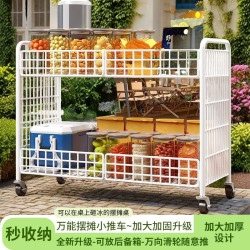 厚加粗小推車擺攤小推車夜市專用地攤花車展示擺攤萬能小推車