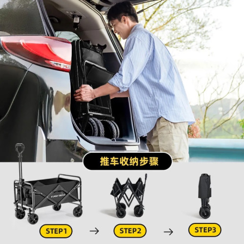擺攤小推車可折疊手推車夜市擺地攤專用桌子可升降戶外出攤露營車