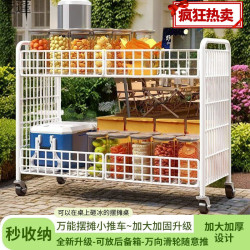 厚加粗小推車擺攤小推車夜市專用地攤花車展示擺攤萬能小推車