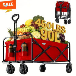 Foldable Travel Cart Practical Foldable Travel Cart With