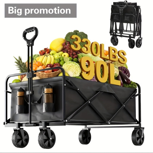Foldable Travel Cart Practical Foldable Travel Cart With
