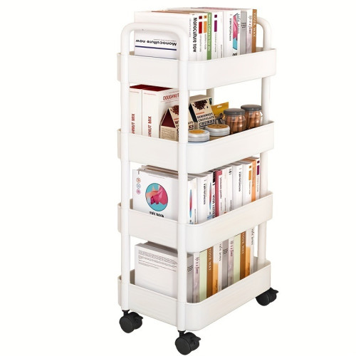 5 layer Handcart Storage Rack 3/4/5 Tier Rolling Utility