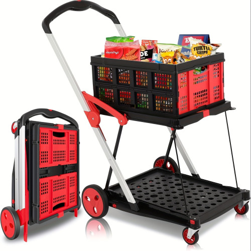2 Tier Utility Cart 2 Tier Multifunctional Utility Cart