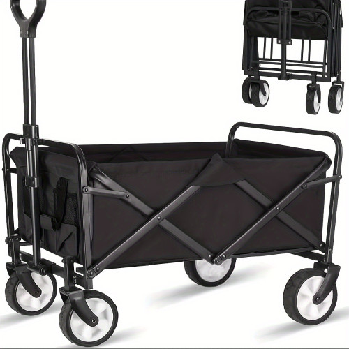 Extra Thick Steel Frame Heavy Duty Folding Camping Cart