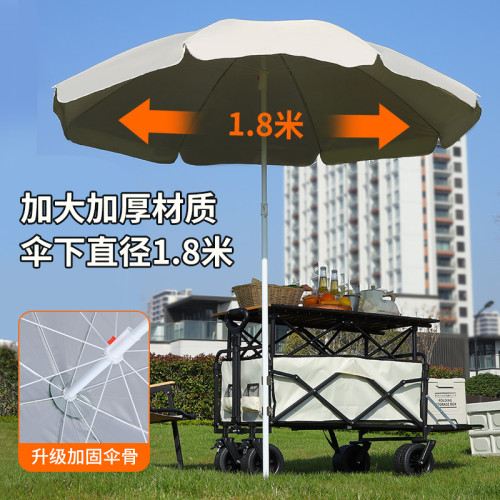 2025新款戶外露營推車可折疊手推野餐車營地車小拉車露營車野營車
