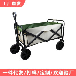 露營車戶外擺攤小推車折疊聚攏款禮品款可躺野營地車推車