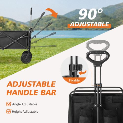 Collapsible Foldable Wagon Utility Garden Cart Outdoor