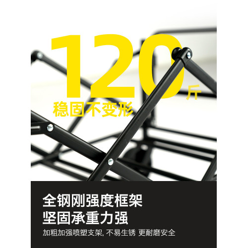 探險者露營車推車戶外擺攤手推營地車可折疊小拖車手拉車野營靜音