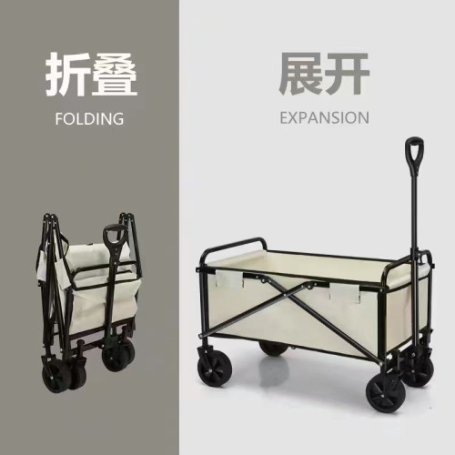戶外可折疊手推車野營小拖車營地旅行車地攤野餐便捷小拉車