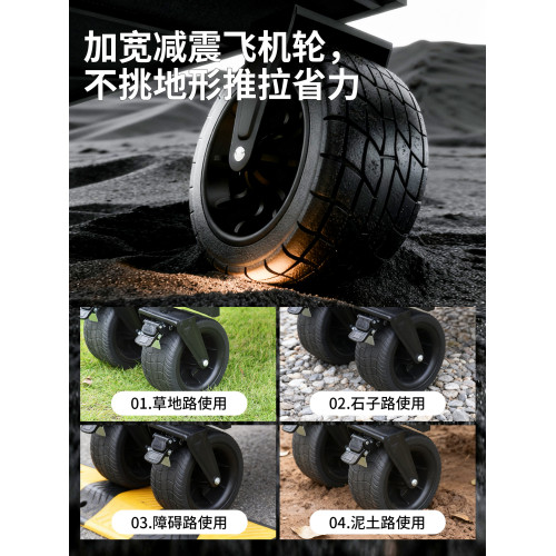 露營推車戶外營地車可折疊聚攏款旅行手拉車後開兒童可躺野營拖車