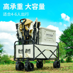 2025新款戶外可折疊露營車家用擺攤可攜式折疊手推車推車可攜式神器