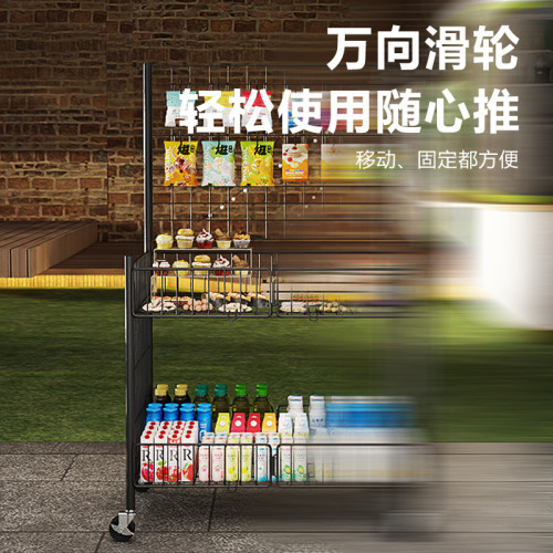 移動折疊擺攤小推車一秒收攤夜市專用地攤攤位花車展示架