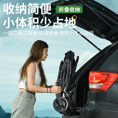 大容量戶外露營小推車擺攤折疊車折疊車快遞車拉車越野露營車