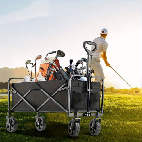 Heavy Duty 360° All Terrain Folding Wagon Cart Portable