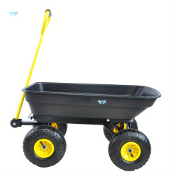 300 Lbs Folding Wagon Cart | Heavy Plastic And Durable