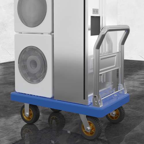 美式鐵桿靜音推車4輪折疊小推車野營必備拉貨工具廠