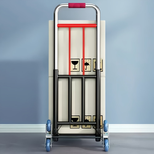 1 Pack Heavy Duty Folding Hand Truck with Adjustable Buckle
