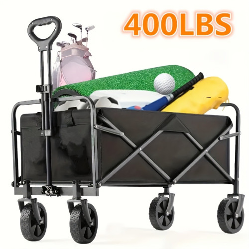 1PC Folding Portable Trolley, Large Capacity Camper, 360°