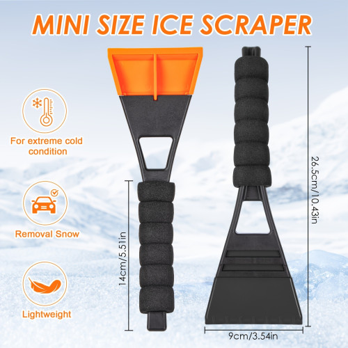 2PCS 10'' Durable Ice Scraper for Car Windshields with