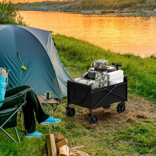 Portable Folding Heavy Duty Garden Utility Cart Collapsible