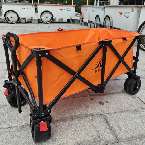 戶外露營推車升級新款大承重拉車燒烤野炊用車營地擺攤車可攜式