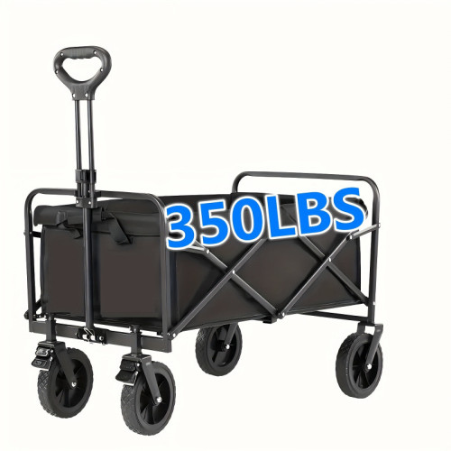 2026新款1件折疊式可攜式推車大容量露營車360°