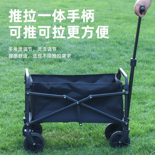 情侶款家用購物小推車露營車拉貨推車夜市賣花拉桿車承一車拉