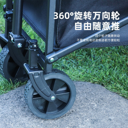 情侶款家用購物小推車露營車拉貨推車夜市賣花拉桿車承一車拉