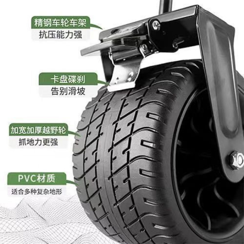 戶外營地車手推車折疊拖車擺攤後展開拖鬥後開門露營車快遞車購物