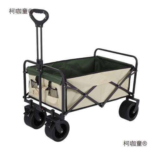 戶外露營拖車折疊營地車野營地擺攤小購物推拉貨車新款小推麥太保