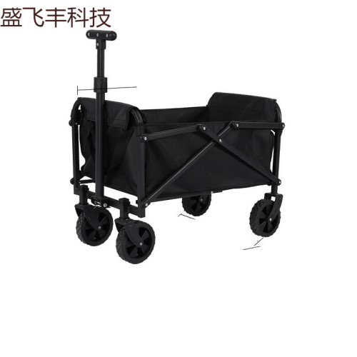 露營車擺攤地攤小推車拉貨取快遞可折疊手推車營地戶外野餐車