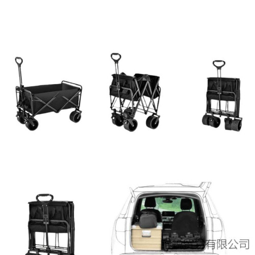 露營車戶外旅行營地車可折疊手推車野餐車野營拖車快遞擺攤小拉車